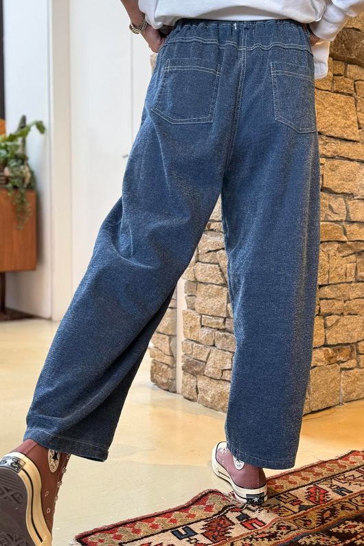 Jos Barrel Jean Washed Dark Denim /31=